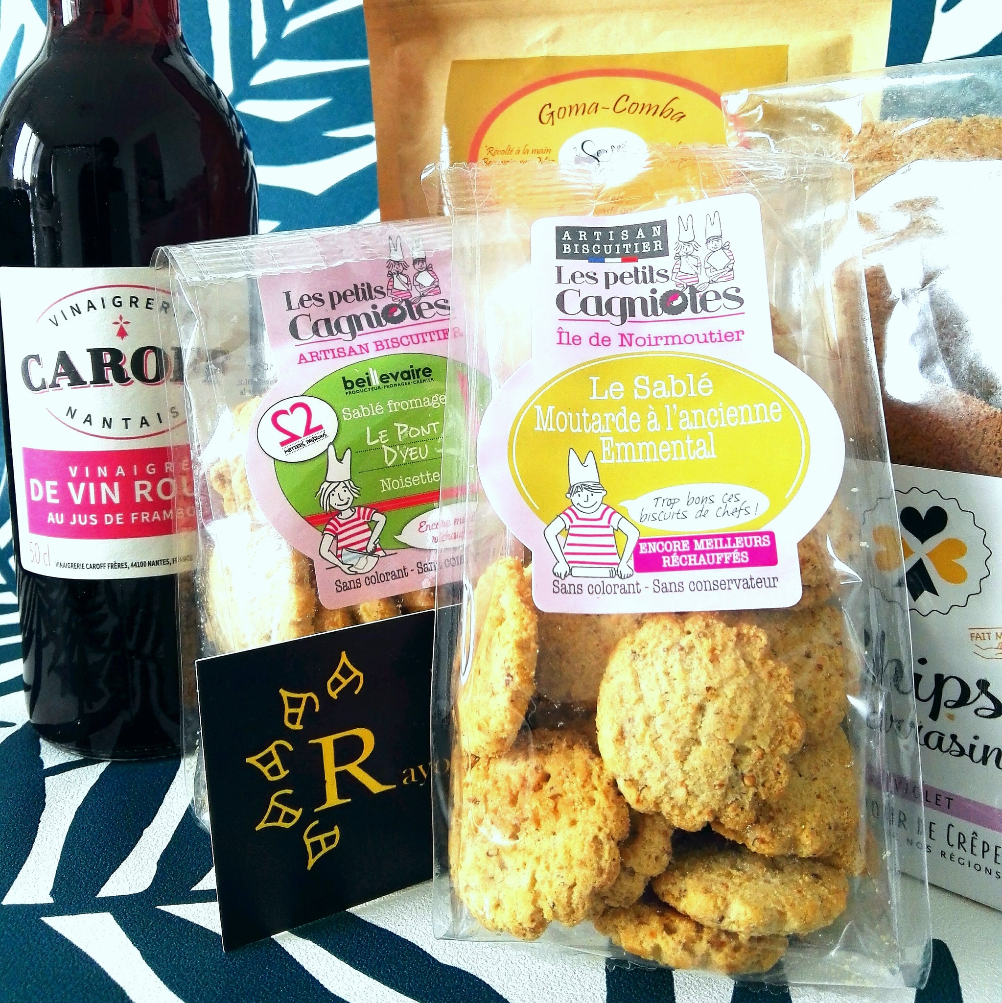 Box gourmande - Coffret cadeau - Panier Gourmand - Biscuit artisanal - La  Sablesienne